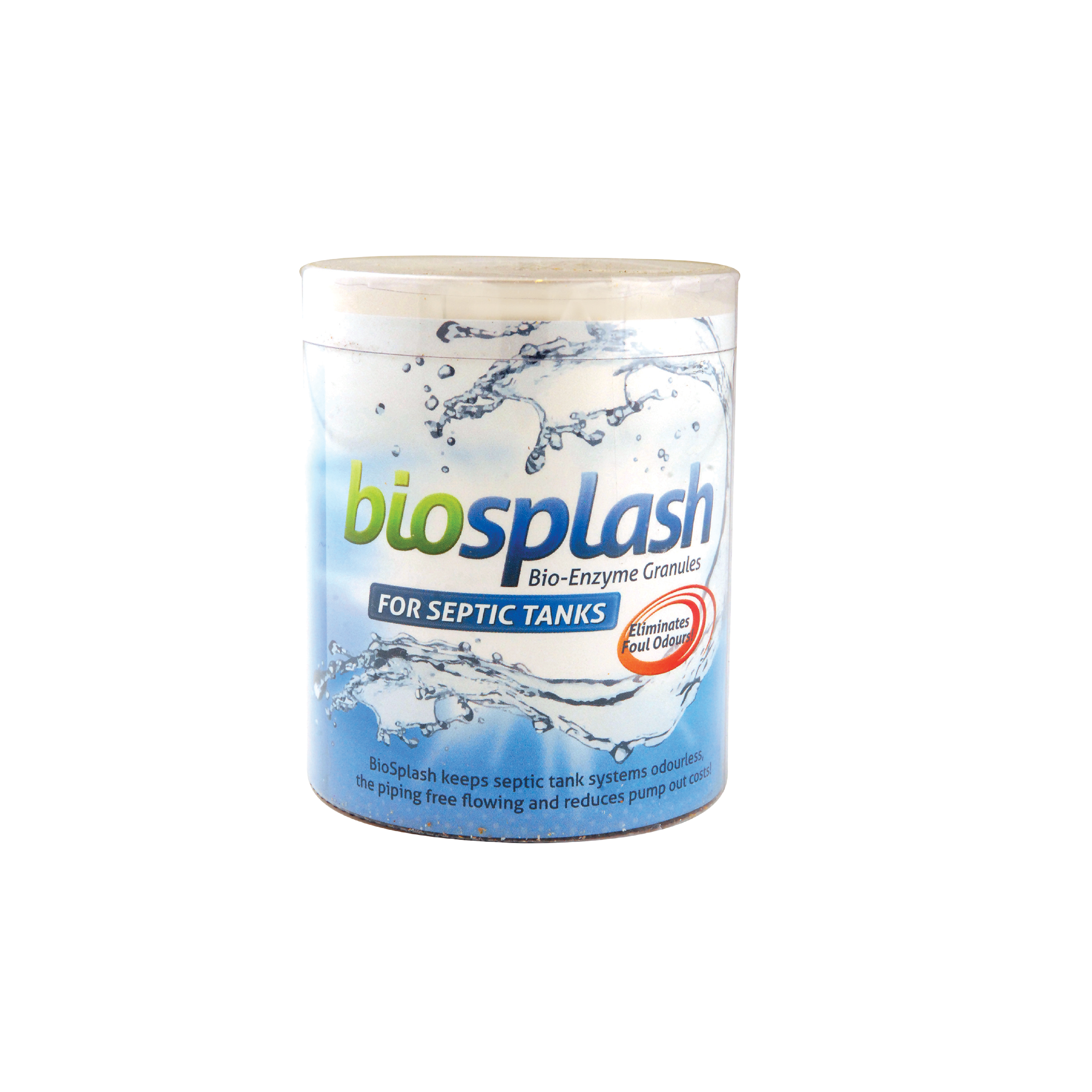 Biosplash septic tank maintenance product